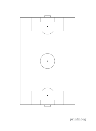Printable Soccer Field Diagram