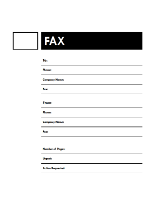 Fax Cover Sheet 6