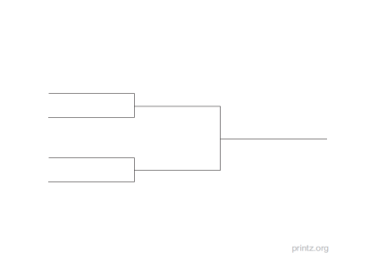 4 Team Single Elimination Bracket