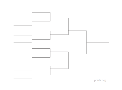 bracket elimination team single tournament sports printz