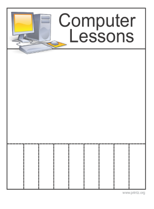 Computer Lessons Flyer