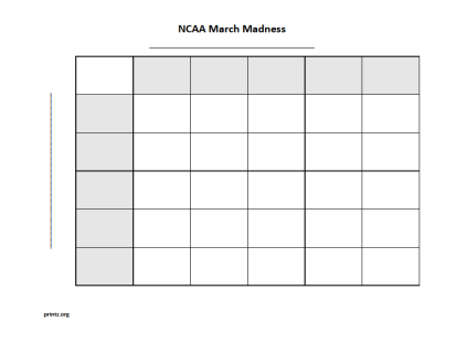 NCAA 25 Squares