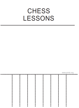 Chess Lessons Flyer