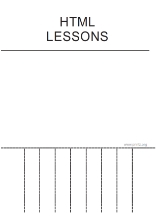 HTML Lessons Flyer