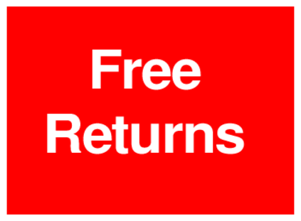Free Returns (on Red)