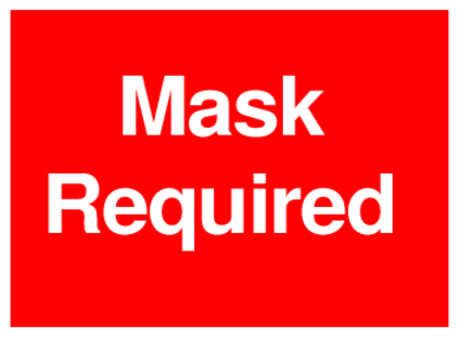 Mask Required (on Red)