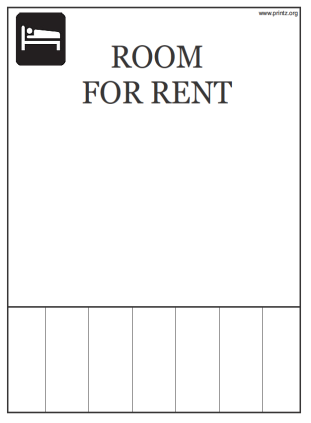 Room for Rent Flyer