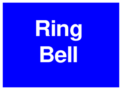 Ring Bell (on Blue)