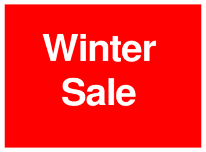 Winter Sale (on Red)