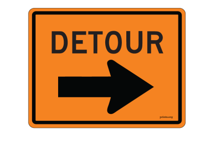 Detour Sign