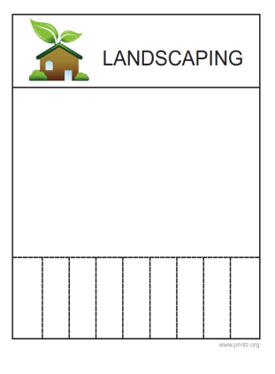 Landscaping Flyer