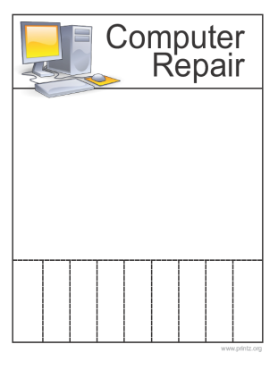 Computer Repair Flyer
