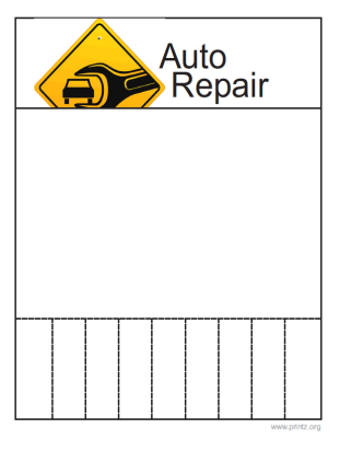 Auto Repair Flyer