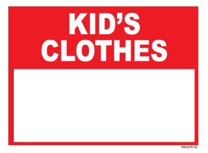 Kid's Clothes