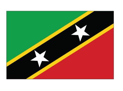 Saint Kitts and Nevis Flag