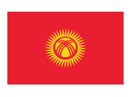 Kyrgystan Flag