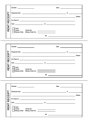 Rental Receipt