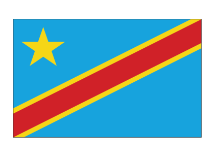 Democratic Republic of the Congo Flag