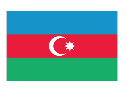 Azerbaijan Flag