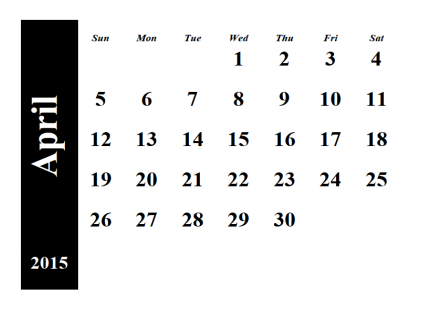 April 2015