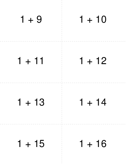 Addition Ones Part 2