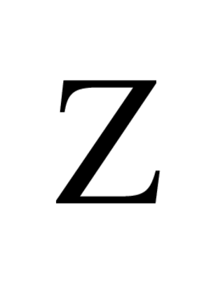 Z in Times Roman