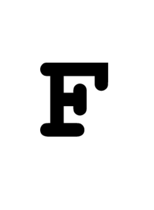 F in Courier Bold