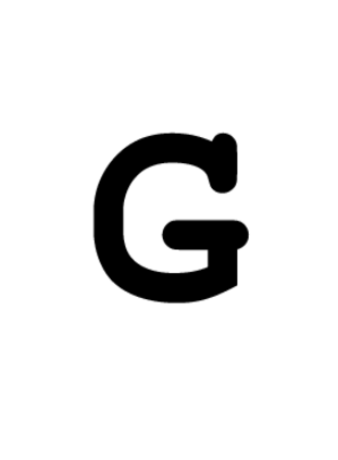 G in Courier Bold