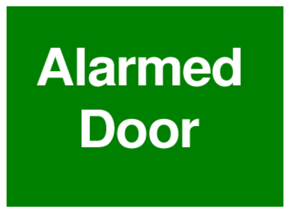 Alarmed Door (on Green)