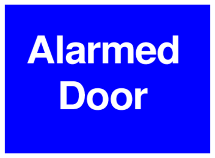Alarmed Door (on Blue)