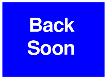 Back Soon (on Blue)