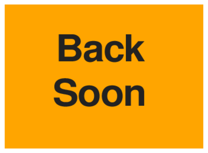 Back Soon (on Orange)