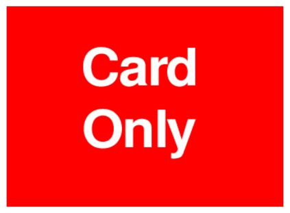 Card Only (on Red)
