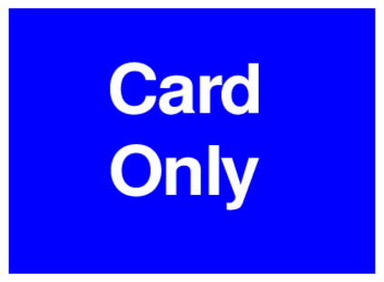 Card Only (on Blue)