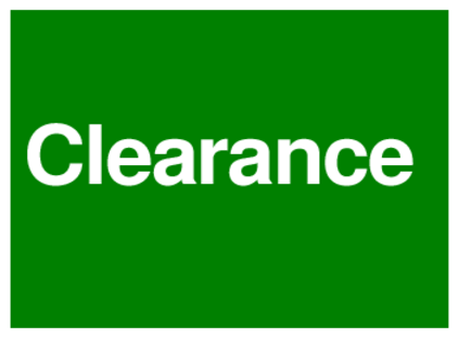 Clearance (on Green)