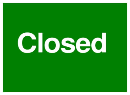 Closed (on Green)