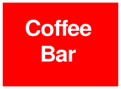 Coffee Bar (on Red)