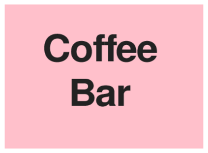 Coffee Bar (on Pink)