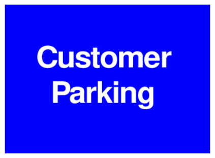 Customer Parking (on Blue)