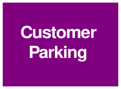 Customer Parking (on Purple)