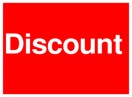 Discount (on Red)