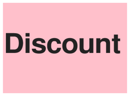 Discount (on Pink)