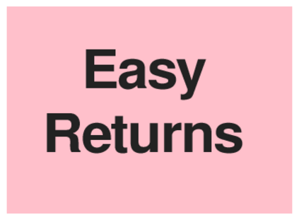 Easy Returns (on Pink)