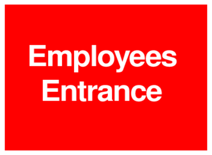 Employees Entrance (on Red)