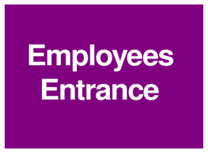 Employees Entrance (on Purple)