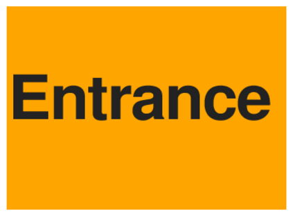 Entrance (on Orange)