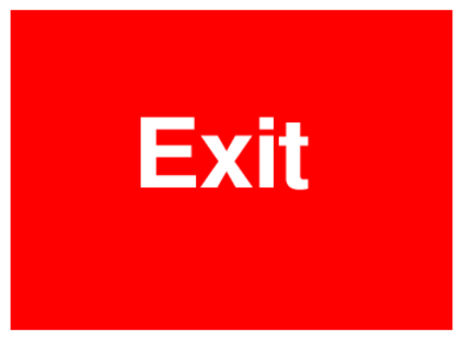 Exit (on Red)