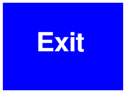 Exit (on Blue)