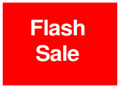 Flash Sale (on Red)