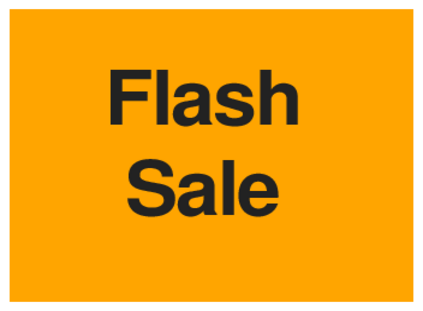 Flash Sale (on Orange)